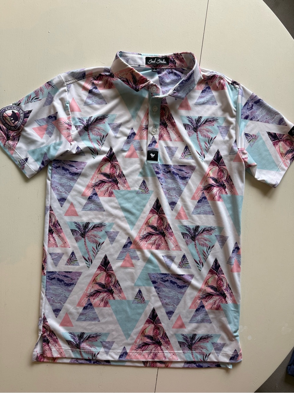 Boy’s Bad Birdie Golf Polo- Boy’s Size L- Grand Traverse Resort and Spa